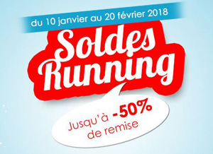 Soldes running: chaussures textiles