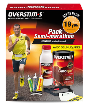 Pack semi marathon Overstim.s