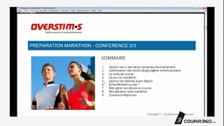 Conférence entrainement marathon - Partie 3